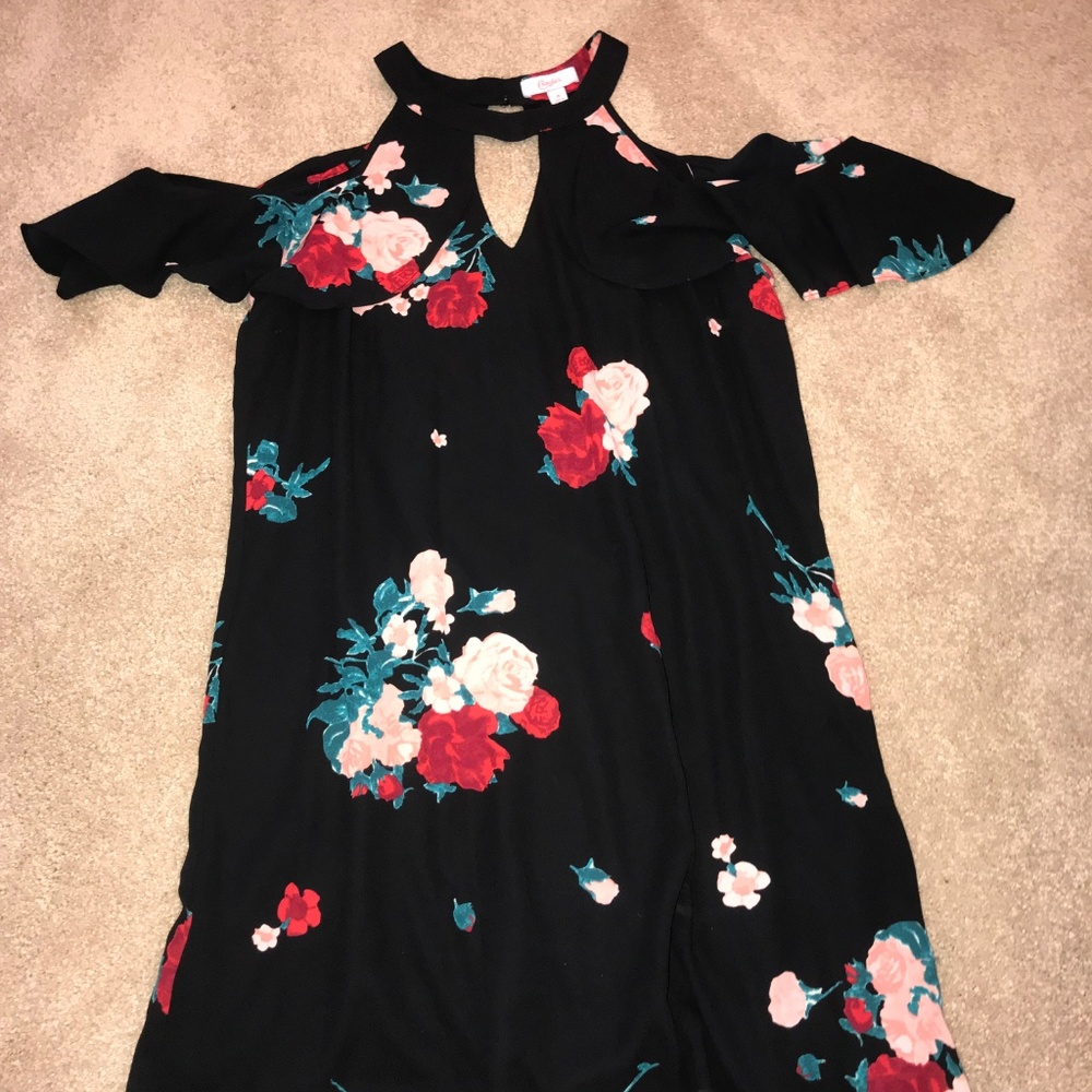 Black Floral Dress